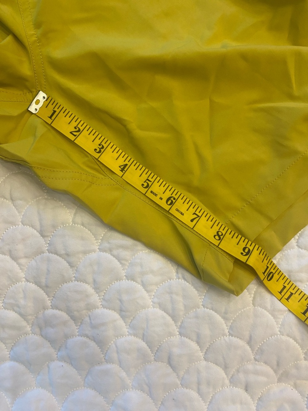 Duluth Men’s Pier Genius Unlined Yellow Swim Shorts NWT XL - Picture 8 of 8